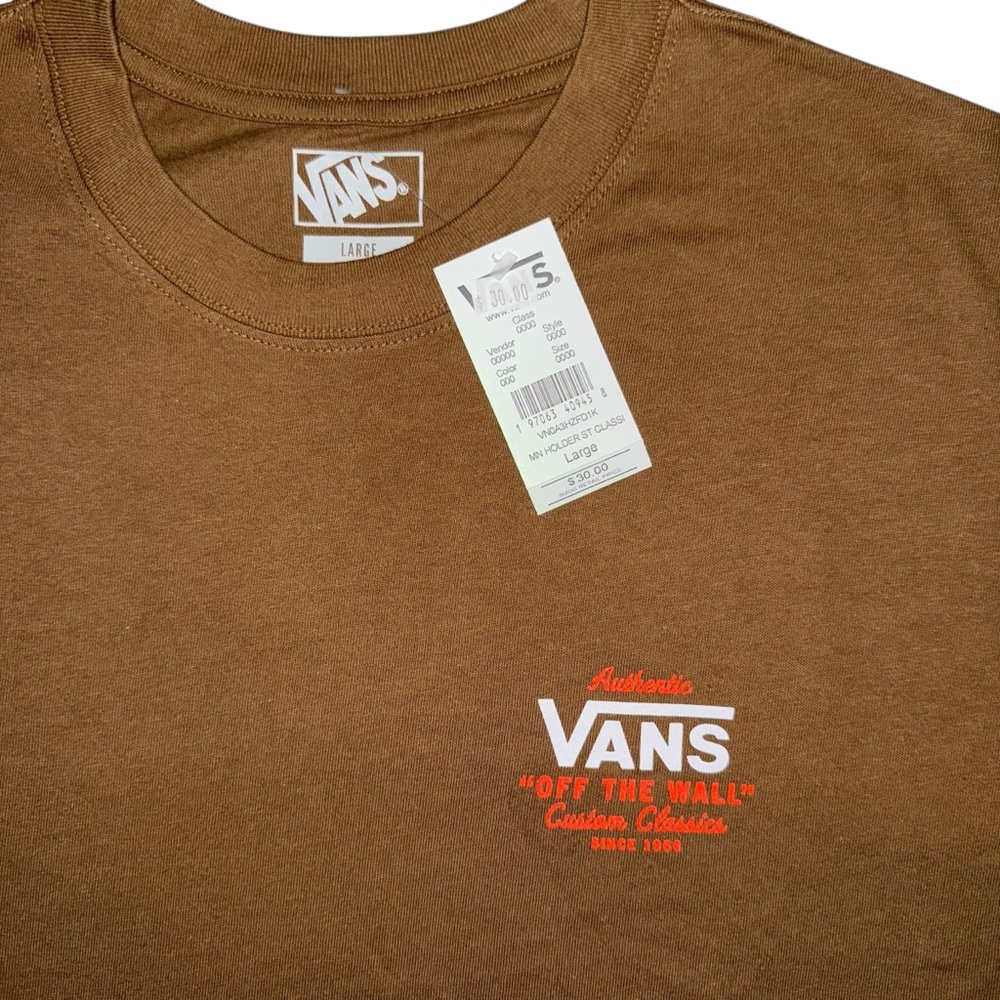 Vans Classic Logo T-Shirt (Brown) - Picture 2 of 5